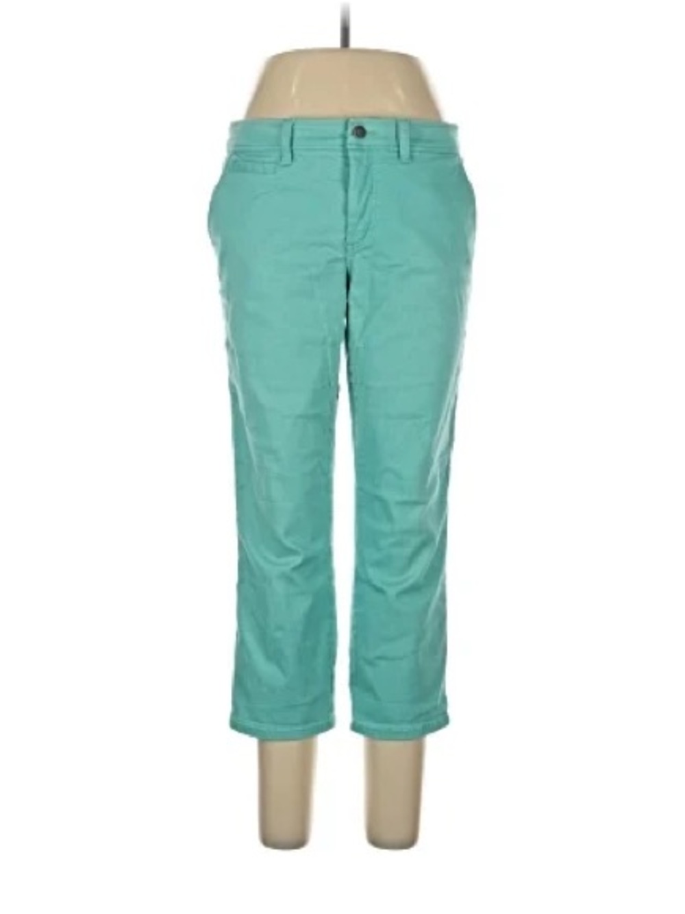 Market & Spruce Teal Color Cropped Chino Pants size 10